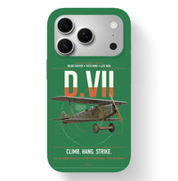 Thumbnail for Fokker D.VII design on green magsafe iphone case, for iPhone 17 Pro