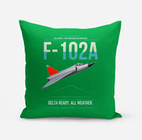 Thumbnail for F-102A Delta Dagger design on green pillow