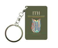 Thumbnail for Ithaca Tompkins Regional Airport (ITH) design on green army key chain