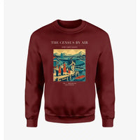 Thumbnail for VINTAGE G4416 - The Census By Air - Designed Sweatshirts design on winered