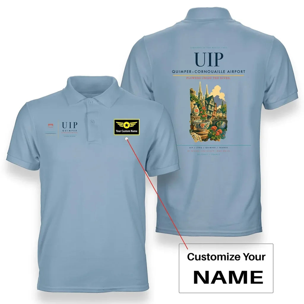 Quimper–Cornouaille Airport UIP Light Blue+Name