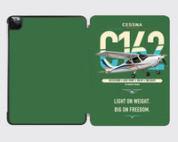 Thumbnail for Cessna 162 Skycatcher design on green ipad tablet case