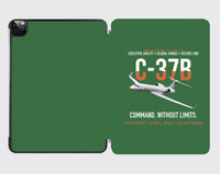 Thumbnail for C-37B Global Command Link design on green ipad tablet case