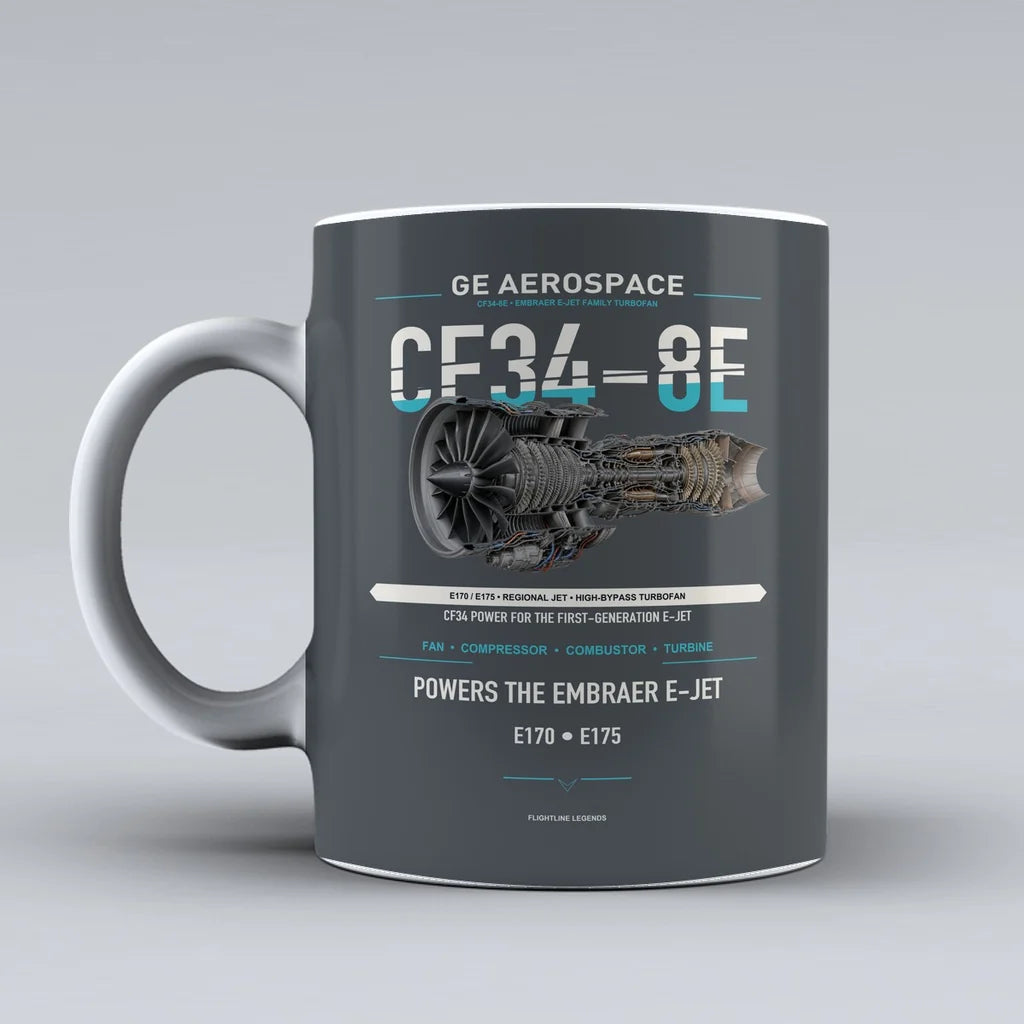 Mug design on gray cf34 8e