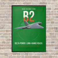 Thumbnail for Avro Vulcan B2 vertical canvas print - framed - green background