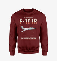 Thumbnail for F-101B Voodoo design on wine red sweatshirt