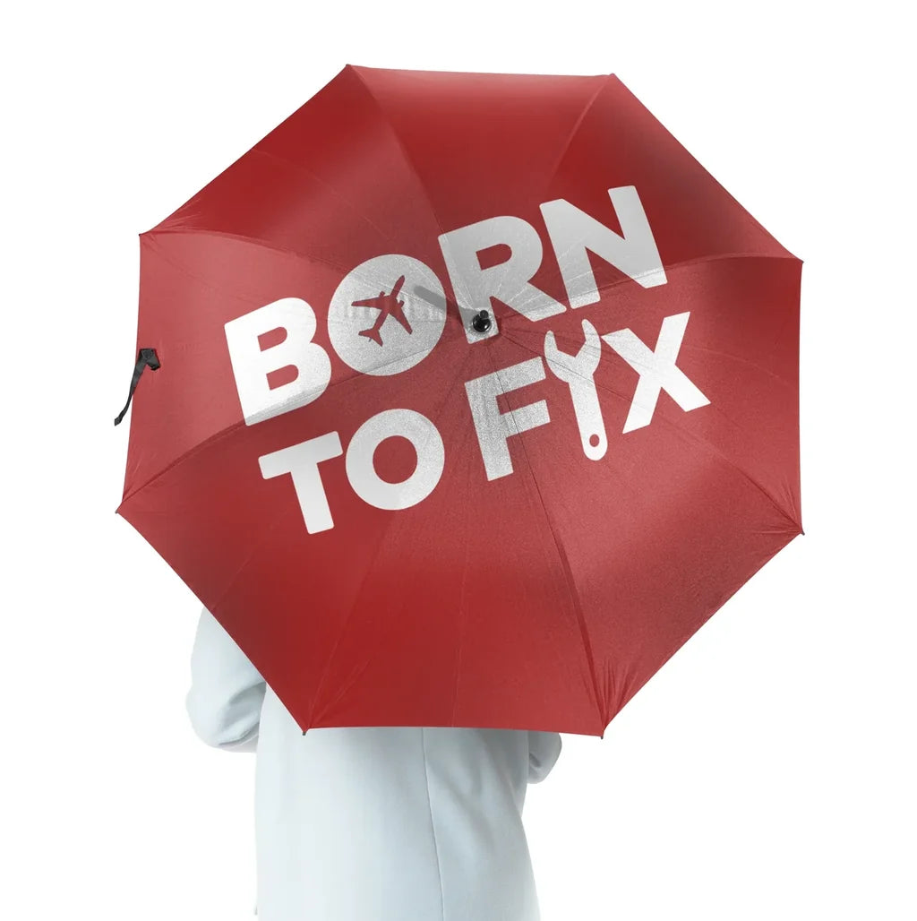 Born To Fix Airplanes Umbrella - view 8