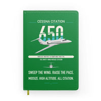 Thumbnail for Cessna Citation 650 - Citation III design on green notebook
