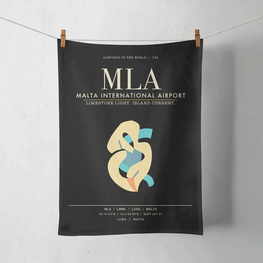 Malta International Airport MLA - Black