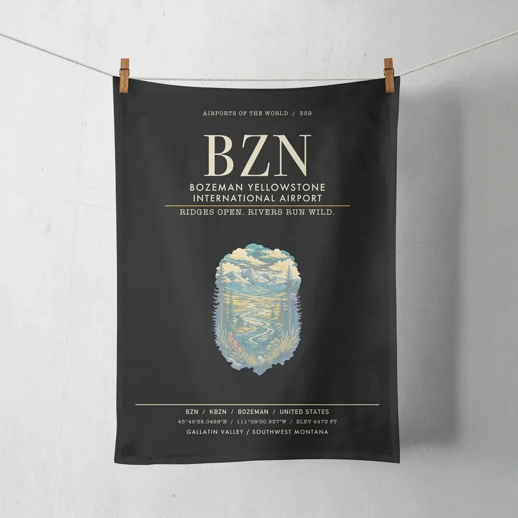 Bozeman Yellowstone International Airport BZN - Black