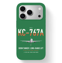 Thumbnail for Boeing KC-767A design on green magsafe iphone case, for iPhone 17 Pro