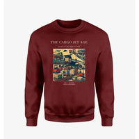 Thumbnail for VINTAGE G4125 - The Cargo Jet Age - Designed Sweatshirts design on winered