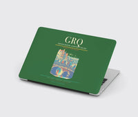 Thumbnail for Groningen Airport Eelde (GRQ) design on green MacBook case