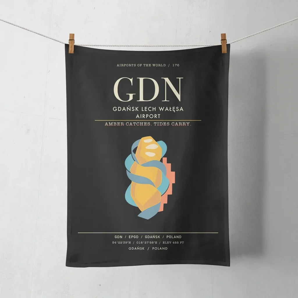 Gdansk Lech Waesa Airport GDN - Black