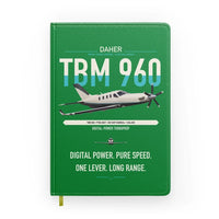 Thumbnail for Daher TBM 960 design on green notebook