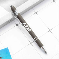 Thumbnail for Airbus A220 Flat Text touch pen - gray