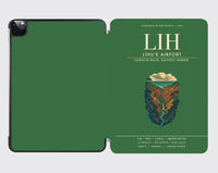 Thumbnail for Līhuʻe Airport (LIH) design on green ipad tablet case