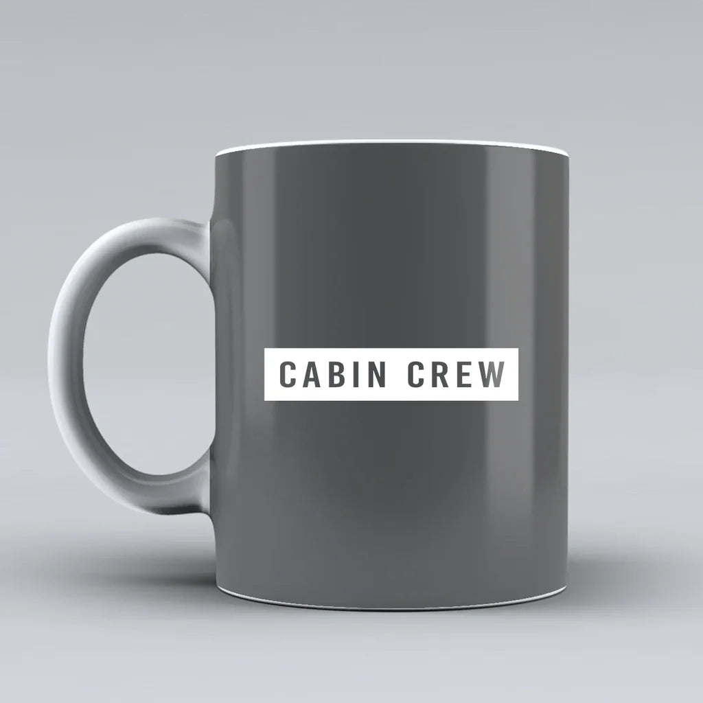 Customisable Cabin Crew Text Mug - view 8