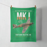Thumbnail for Hawker Hurricane Mk I design on green towel
