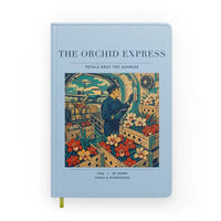 Thumbnail for VINTAGE G4233 - The Orchid Express - Designed Notebooks design on lightblue