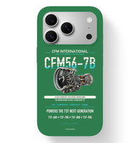 Thumbnail for CFM56-7B Case design on green iphone case