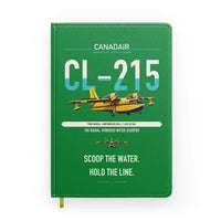 Thumbnail for Canadair CL-215 design on green notebook