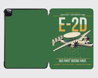 Thumbnail for E-2D Advanced Hawkeye design on green ipad tablet case