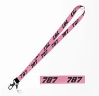 Thumbnail for Boeing 787 Flat Text lanyard - pink