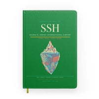 Thumbnail for Sharm El Sheikh International Airport (SSH) design on green notebook