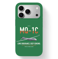 Thumbnail for MQ-1C Gray Eagle ER design on green magsafe iphone case, for iPhone 17 Pro