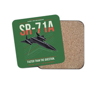 Thumbnail for SR-71A Blackbird design on green 1 piece coaster