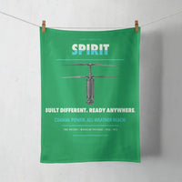 Thumbnail for Ascent AeroSystems Spirit design on green towel
