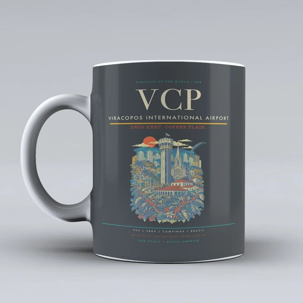 Viracopos International Airport VCP Mug - Gray