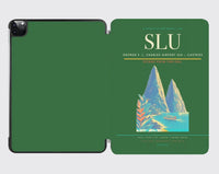 Thumbnail for George F. L. Charles Airport (SLU) design on green ipad tablet case