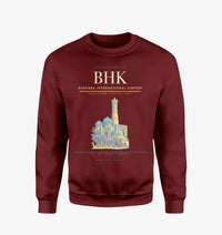 Thumbnail for Bukhara International Airport BHK Sweatshirt - Wine Red