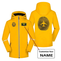 Thumbnail for Aviation Finger Print Rain Jacket - view 9