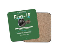 Thumbnail for GEnx-1B design on green 1 piece coaster