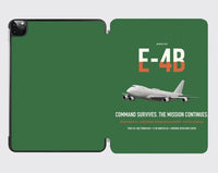 Thumbnail for E-4B Nightwatch design on green ipad tablet case