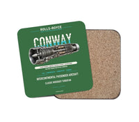 Thumbnail for CONWAY design on green 1 piece coaster