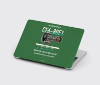 Thumbnail for CF6-80E1 design on green MacBook case