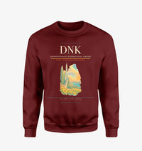 Thumbnail for Dnipropetrovsk International Airport (DNK) design on wine red sweatshirt
