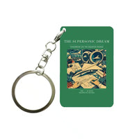 Thumbnail for VINTAGE G4128 - The Supersonic Dream - Designed Key Chain design on green