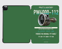 Thumbnail for PW4000-112 design on green ipad tablet case