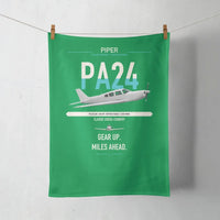 Thumbnail for Piper PA-24-250 Comanche 250 design on green towel