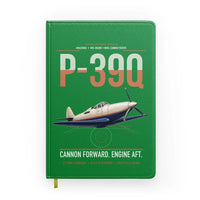 Thumbnail for P-39Q Airacobra design on green notebook
