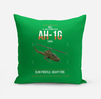 Thumbnail for Bell AH-1G Cobra design on green pillow