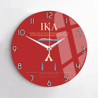 Thumbnail for Tehran Imam Khomeini International Airport (IKA) design on red no frame wall clock
