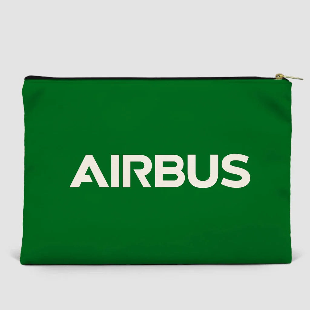 Airbus & Text Zipper Pouch - view 8