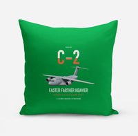 Thumbnail for Kawasaki C-2 design on green pillow