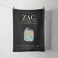 Thumbnail for Franjo Tuman Airport Zagreb ZAG - Black